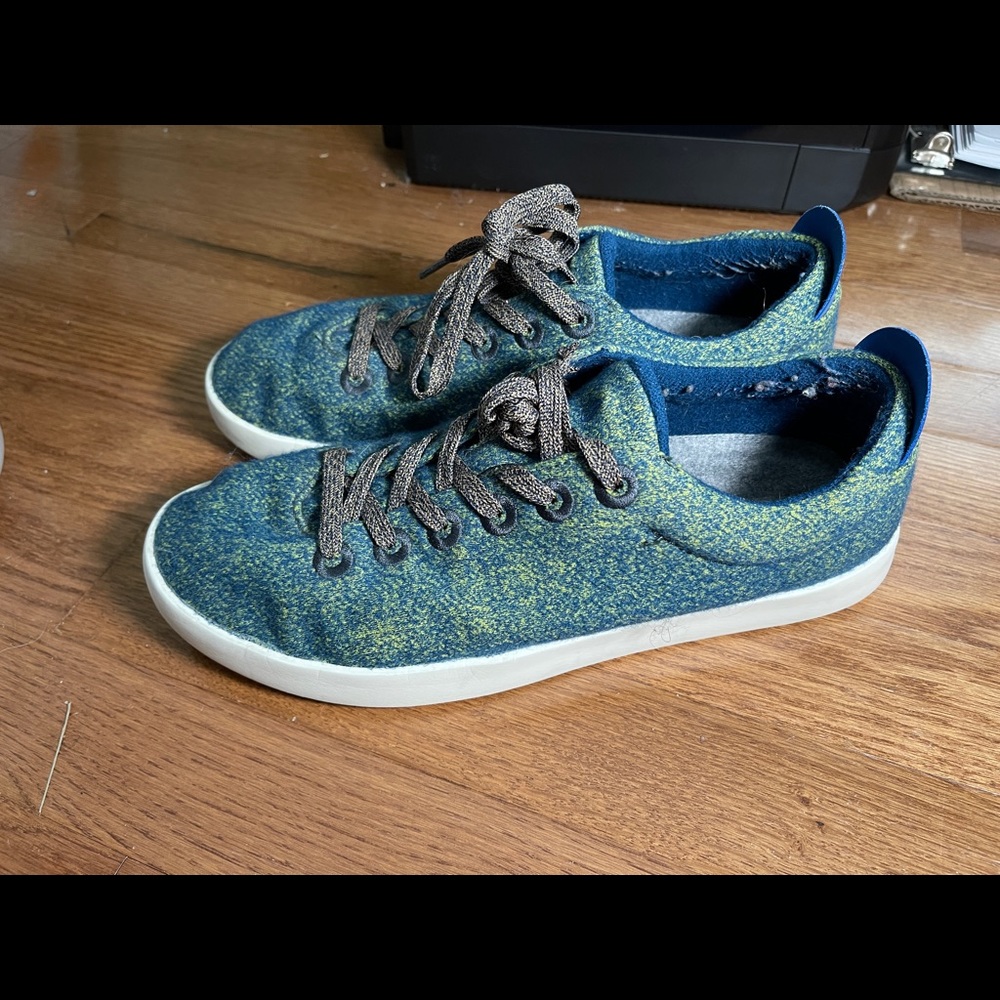 Allbirds Men’s Wool Pipers - Garden Blue (Limited Run) - Size 9